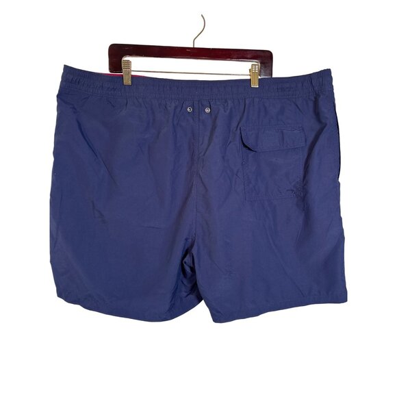 Ralph Lauren Polo Mens Swim Trunks Size 3X BIG Navy Red Swim Cruise Resort EUC - Picture 6 of 9